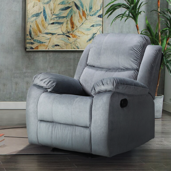 Grey lazy online boy chair