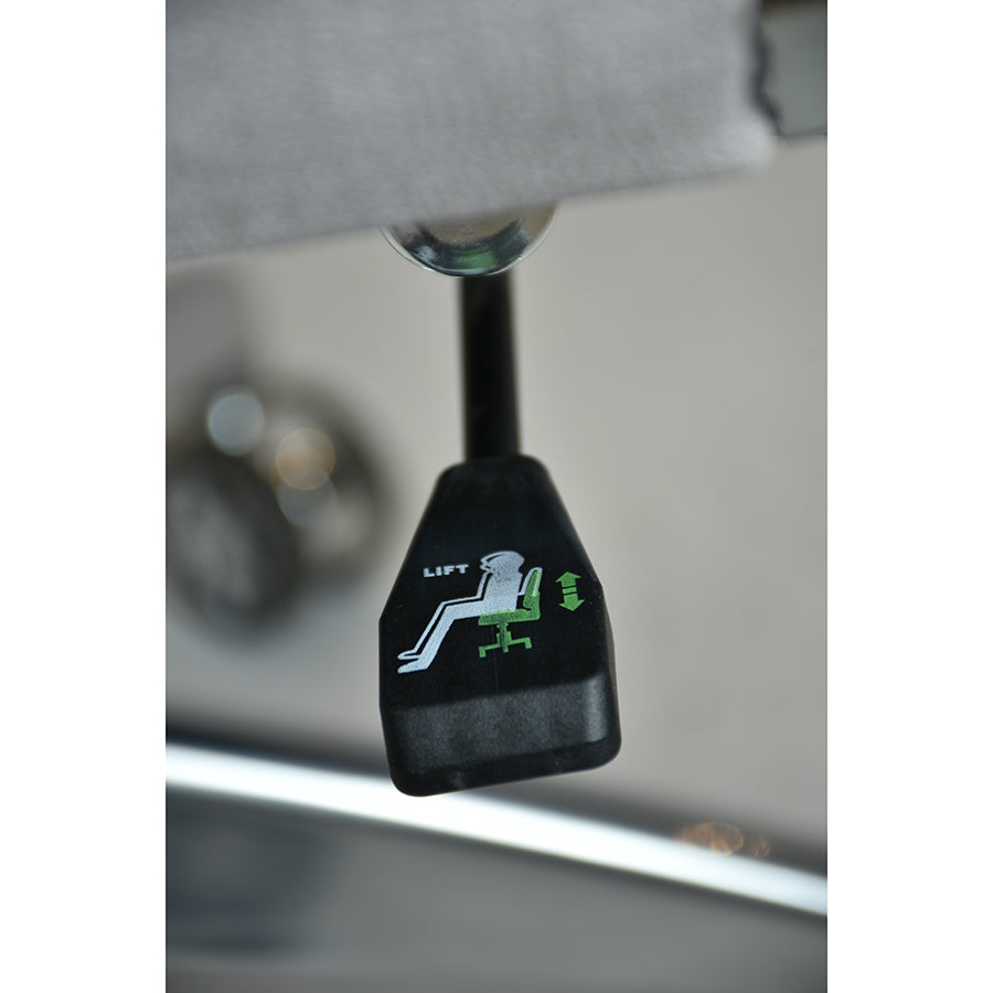 Leather manager office chair - white - OC295