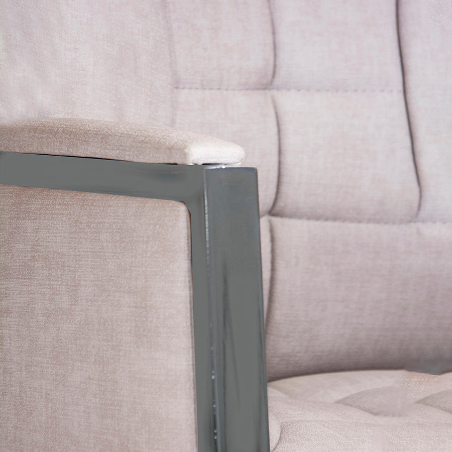 Leather manager office chair - white - OC296