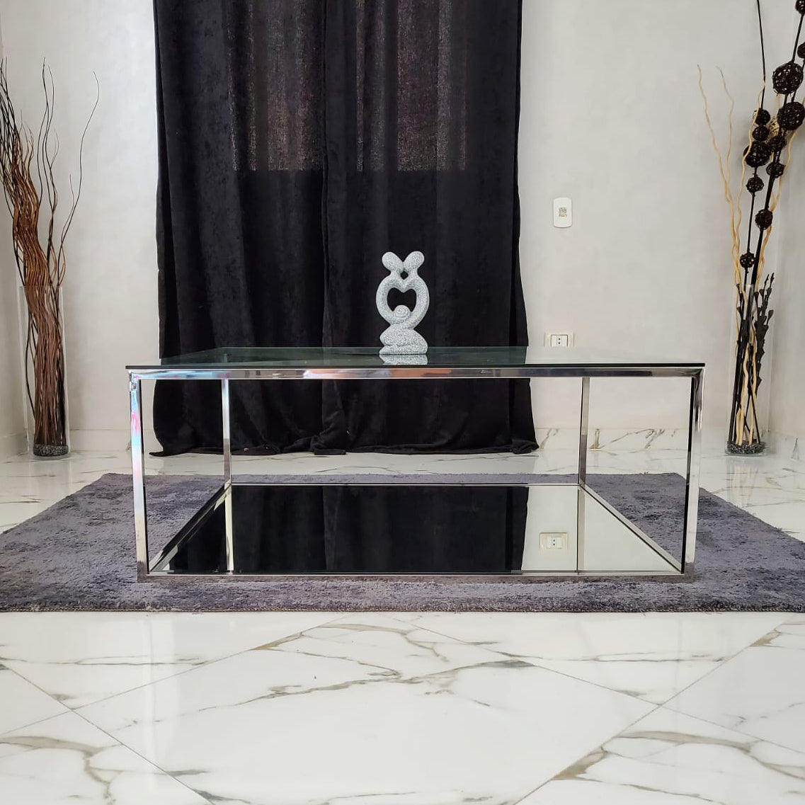 ترابيزة قهوة ستانلس 115×45سم - Mico6