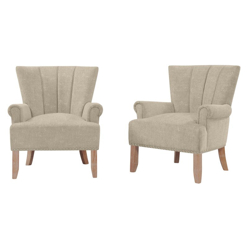 Two Multi Colors Chairs 75x75cm - FUD304
