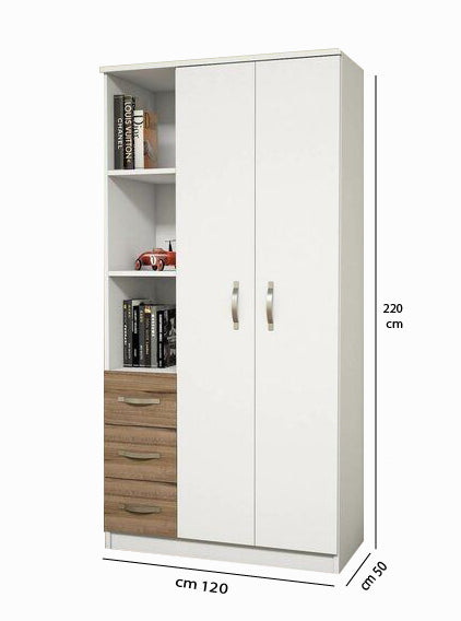 دولاب 2درفة الوان متعددة 220X120- WS12-Chic Homz