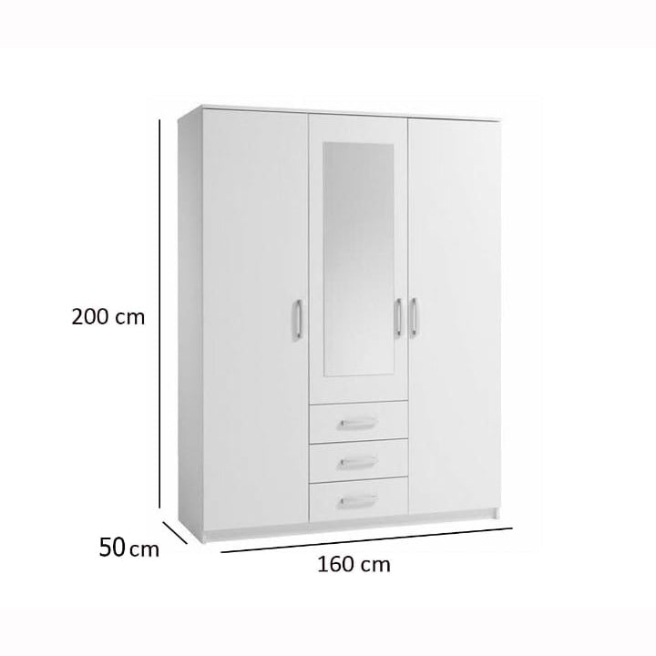 wardrobe 160 x 200 cm - WS66