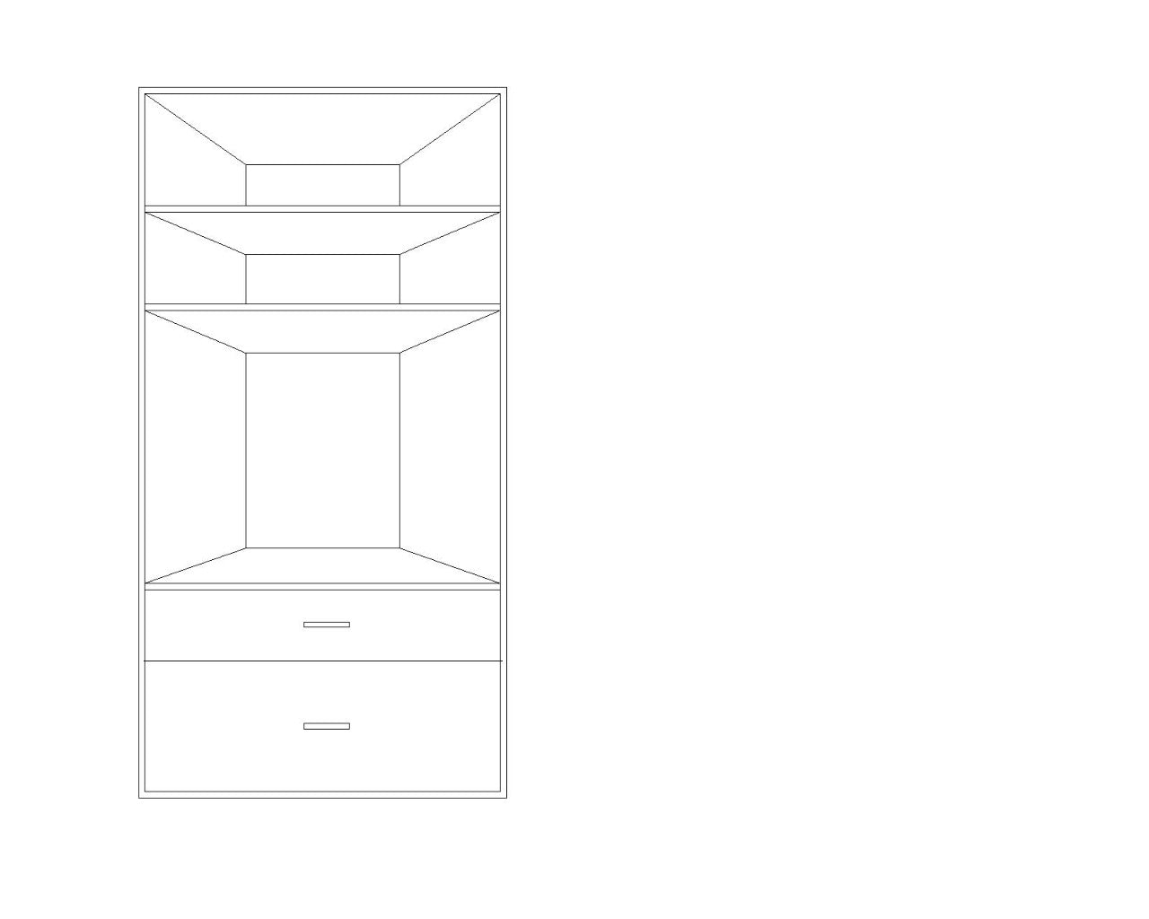 Wardrobe 40 x 180 cm - multiple colors - WK29