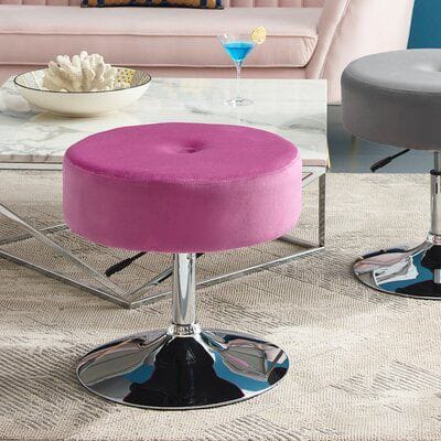 Hydraulic Dresser Chair - Fuchsia - AC154