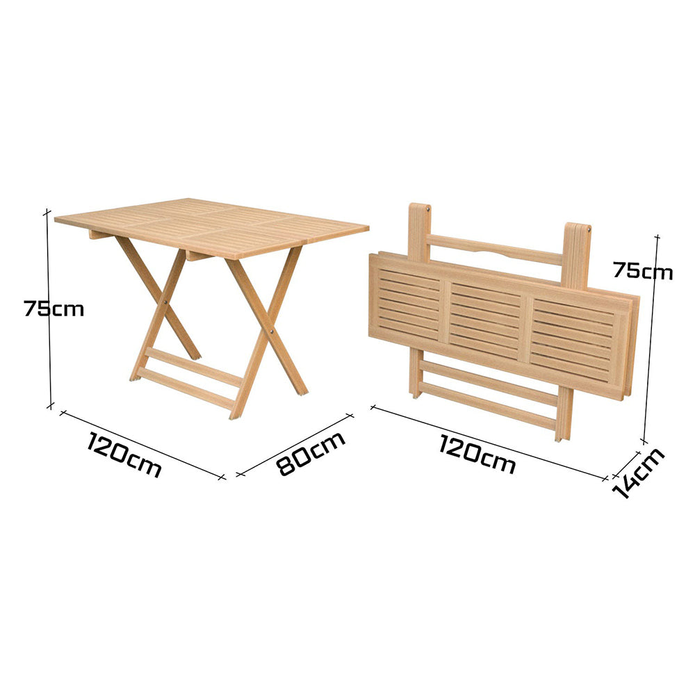 Garden table 80×120 cm-MNR11
