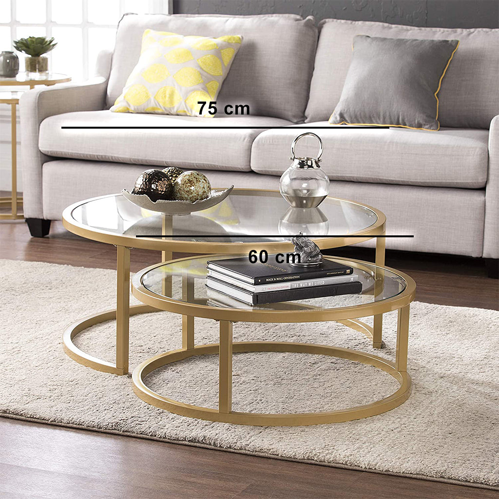 Coffee table set - 2 pieces - ATT7