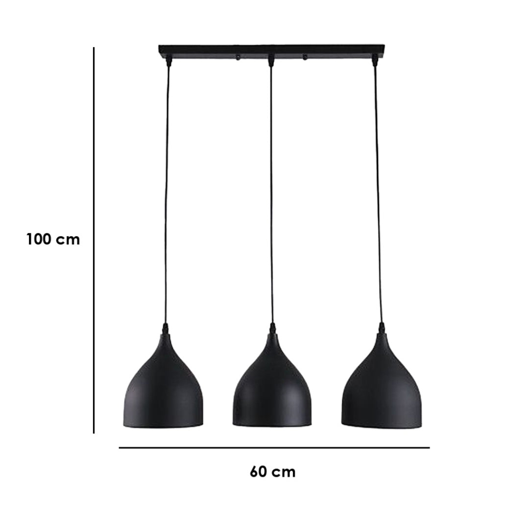 مصباح سقف ثلاثي 70×50سم - SHLT13