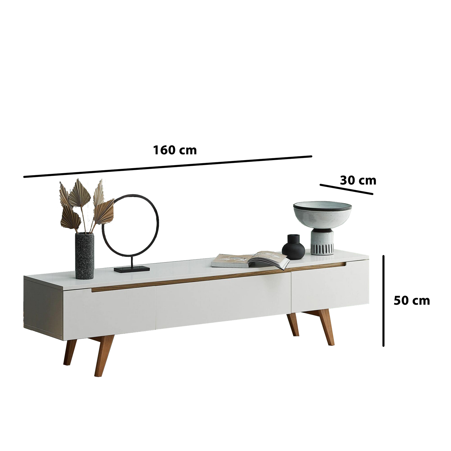 TV table 30×160 cm- NAG116