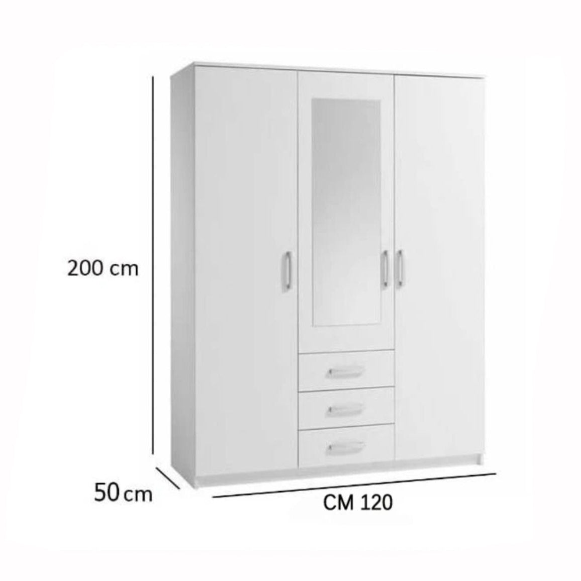 دولاب 200×120 سم -WS120