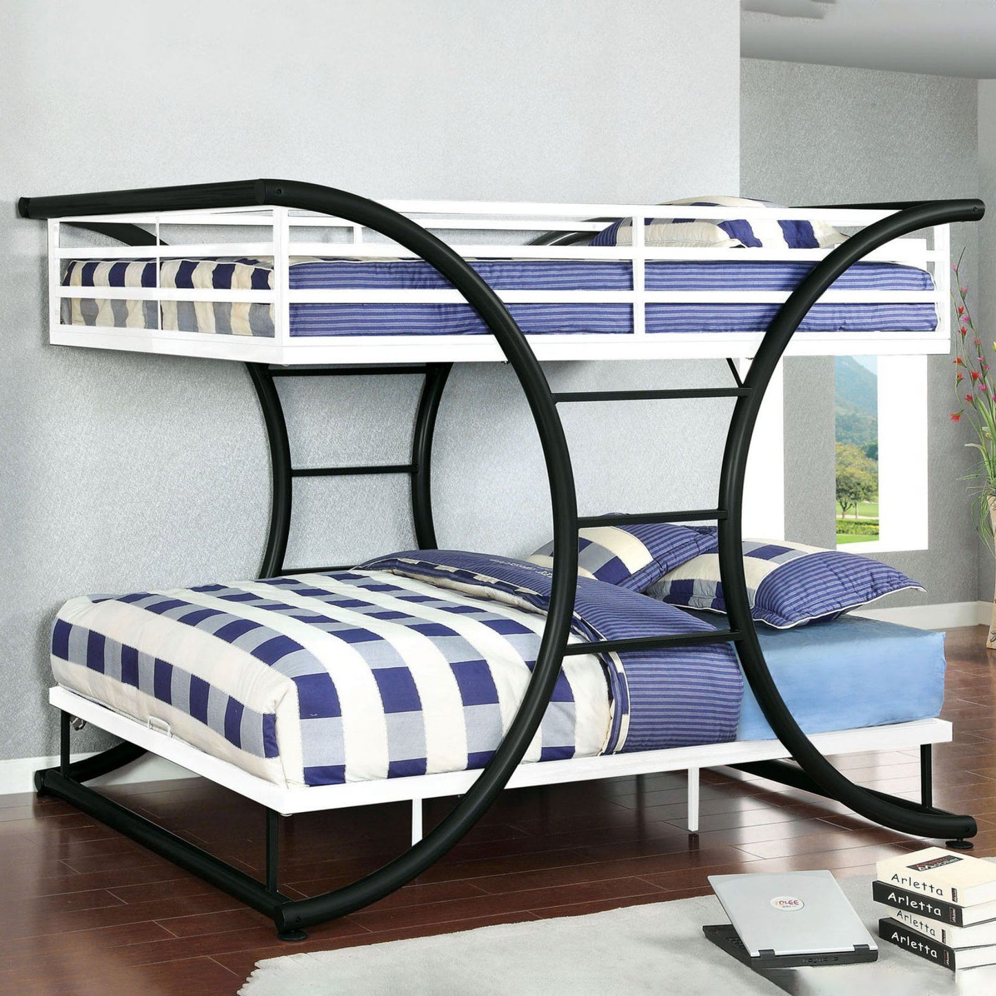 Metal Bunk Bed - Multiple Colors - OSA16