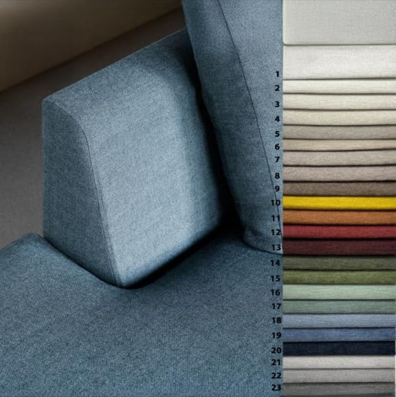 Beech wood Sofa with pouf 300x200cm - SY282