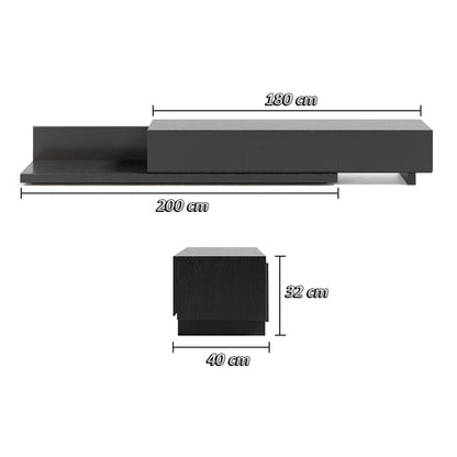 TV table 200 x 40 cm - WDY90