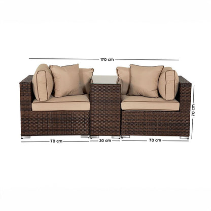 Outdoor Furniture Set - 3 Pieces - ORN57