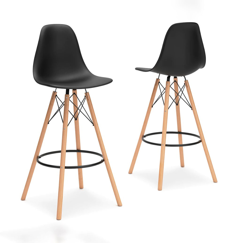 Acrylic bar stool - black - STOK03