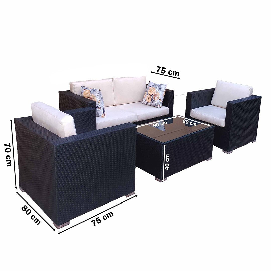 Outdoor Furniture Set - 4 Pieces - ORN56