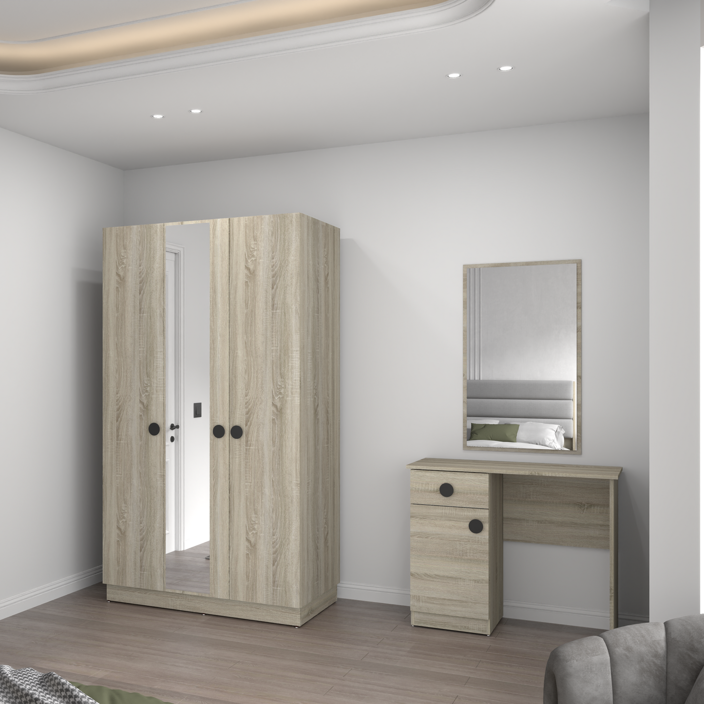 Bedroom Set - 5 Pieces - MIRA64