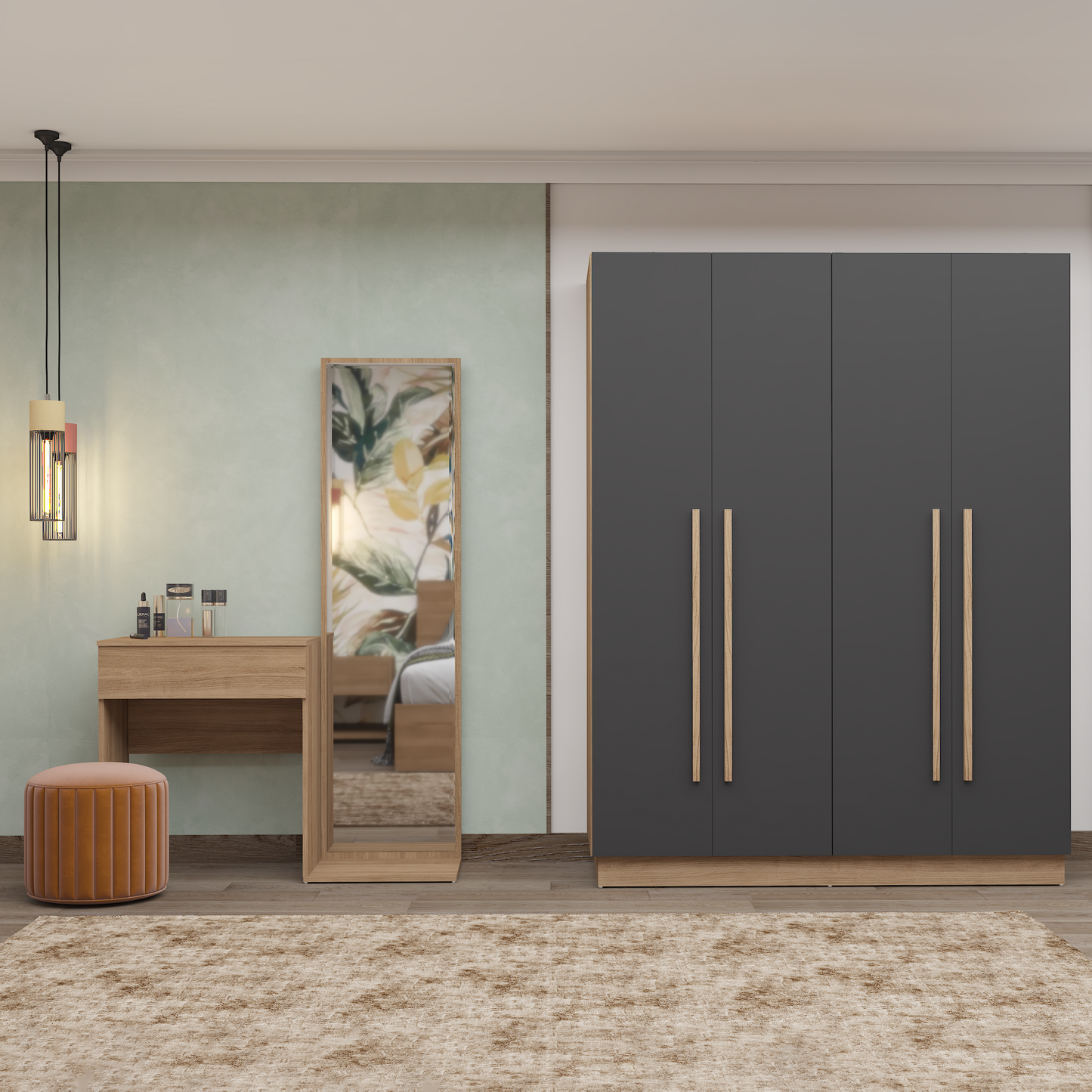 Bedroom - 5 Pieces - MIRA65
