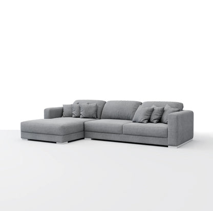 Beech wood corner sofa 280 x 180 cm - BF53