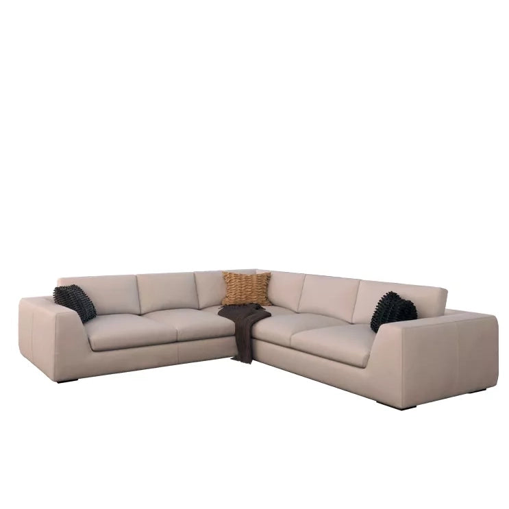 Beech wood corner sofa 250 x 250 cm - FAK15