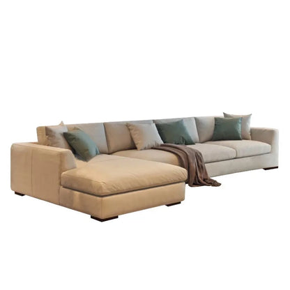 Beech wood corner sofa 300 x 170 cm - FAK16