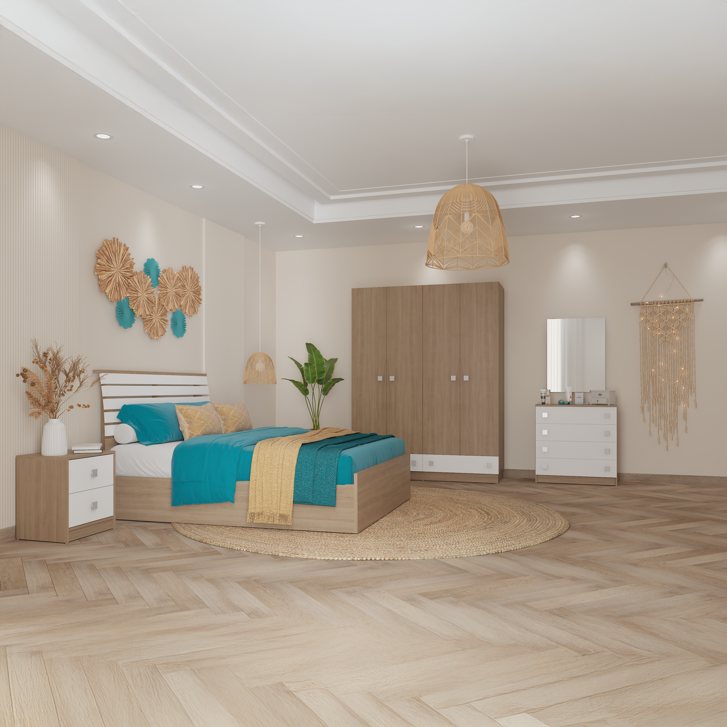 Bedroom - 5 Pieces - MIRA67