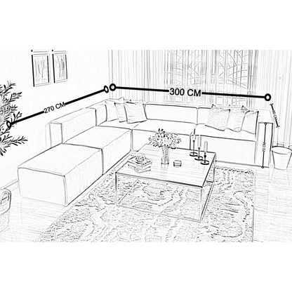 ركنة 300×270سم - LOG790