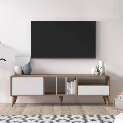 Special offer: TV table and coffee table with shoe rack + free pouf - WM146