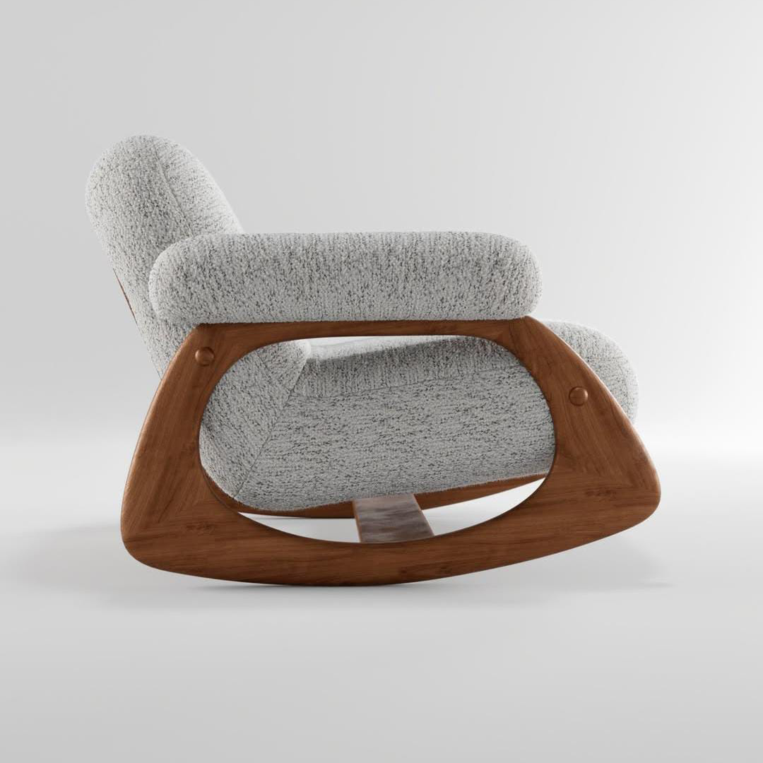 Beech wood swing chair 85x85cm - WM134
