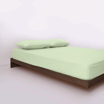 طقم ملاءة سرير قطن و2 غطاء وسادة - مقاسات متعددة - BD366