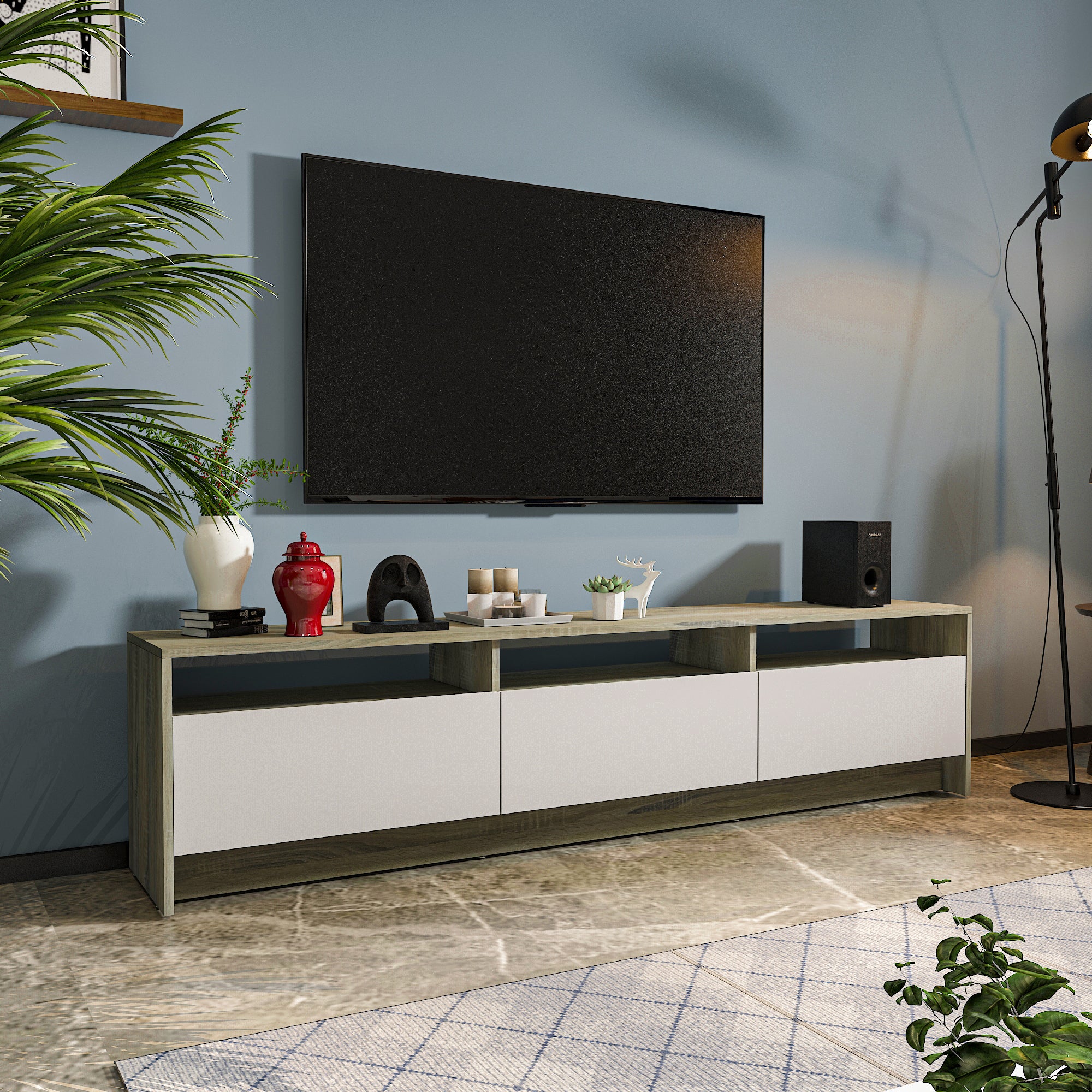 TV table 35 x 200 cm - ZAF120 – Chic Homz