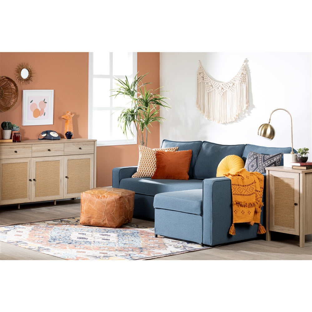 Beech wood corner sofa 220 x 160 cm DECO344 Chic Homz