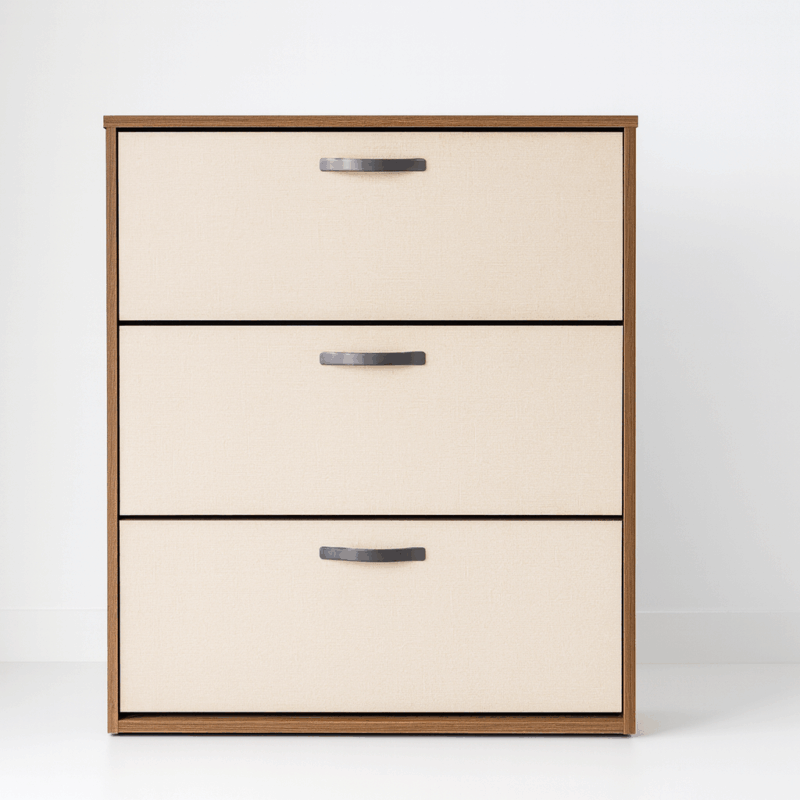 Large 3-door shoe rack, 100 x 30 cm - WM130