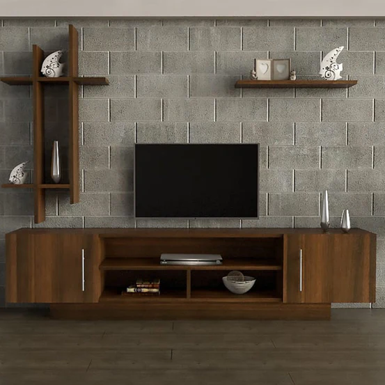 ترابيزة تليفزيون مع وحدة أرفف