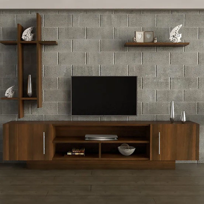 ترابيزة تليفزيون مع وحدة أرفف