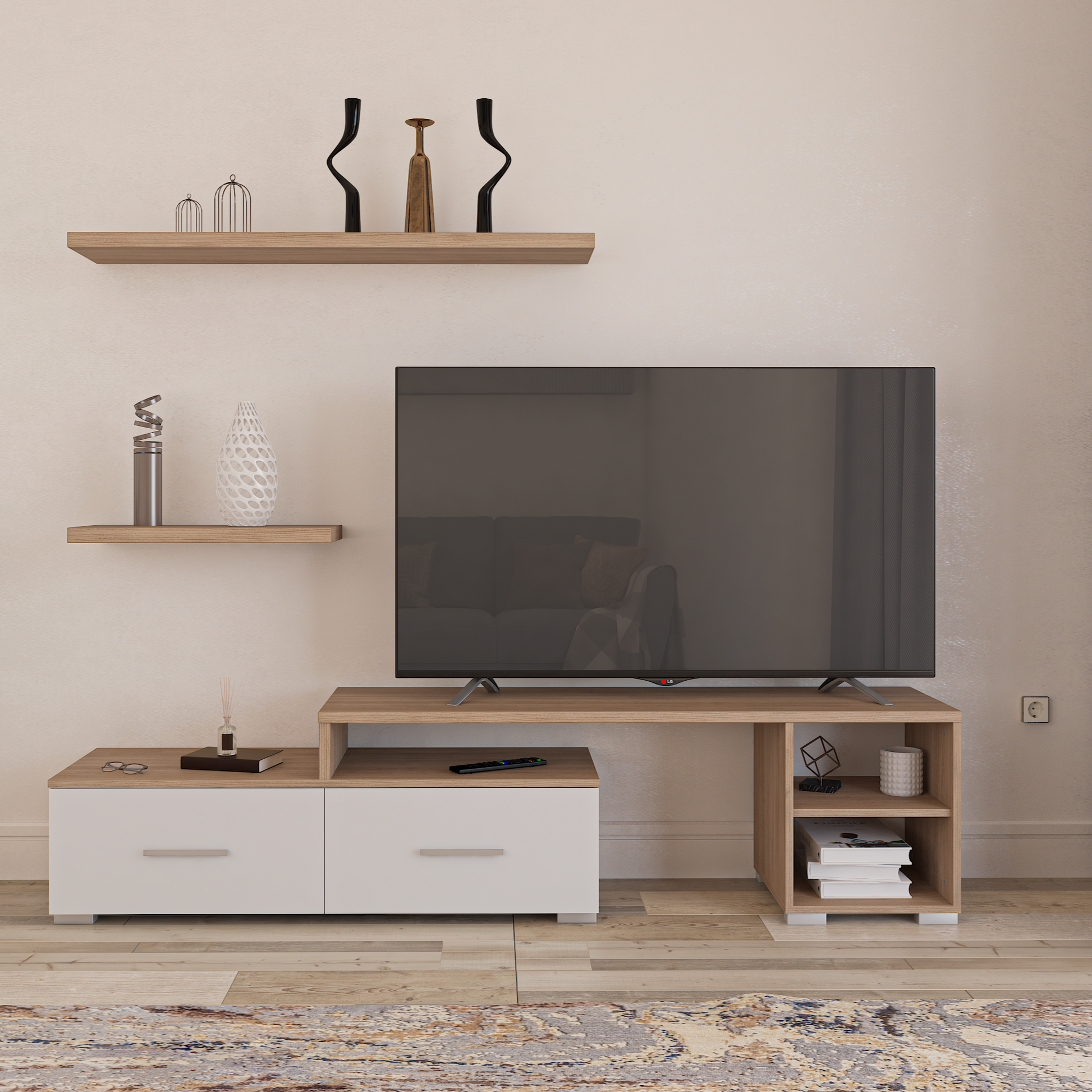 Tv Table Riyadh TV table 200x40cm - MIRA25 – Chic Homz
