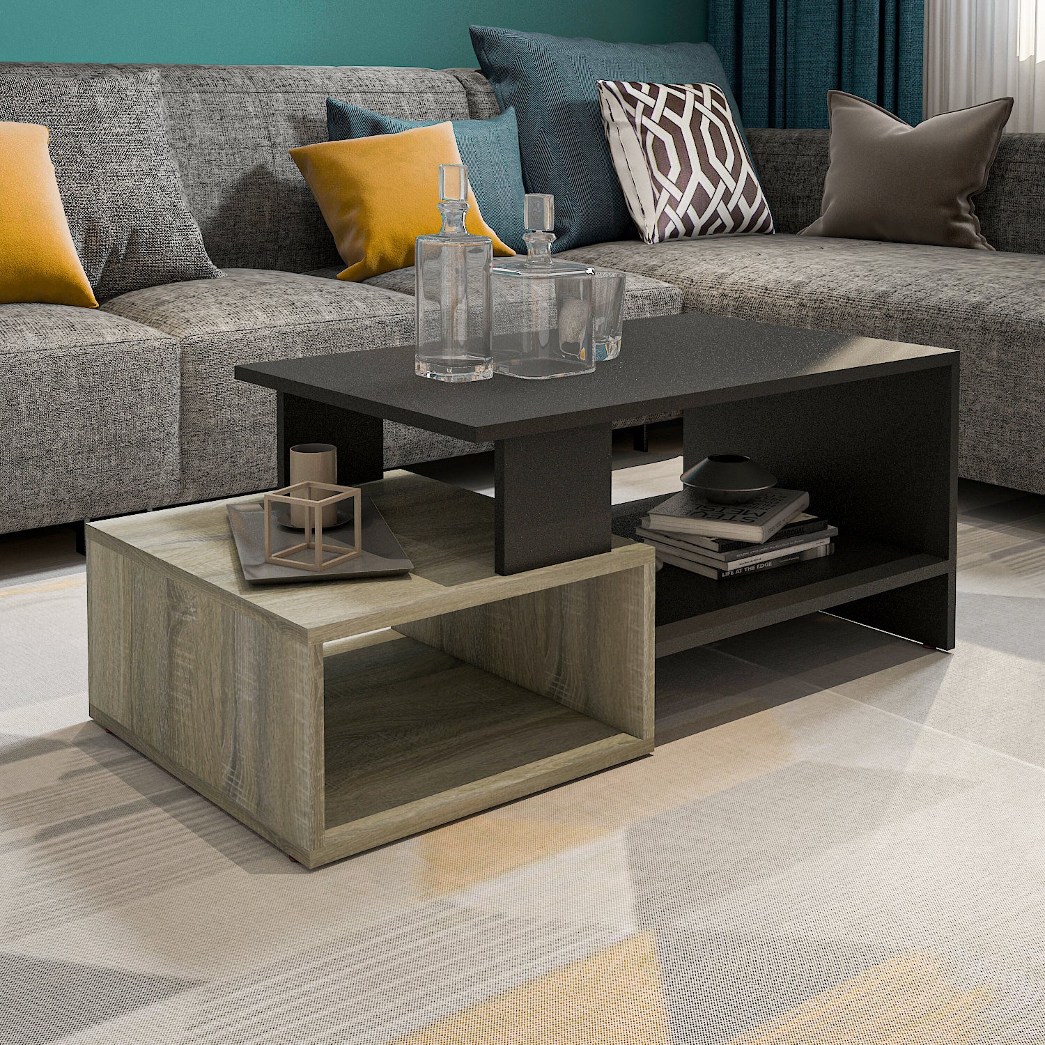 Coffee table 50 x 100 cm - ZAF36 – Chic Homz