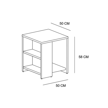 Side table 50x50cm - MIRA40