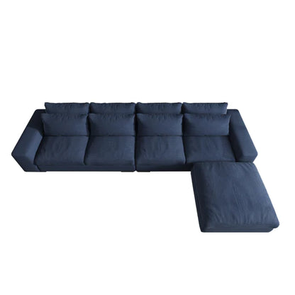 Beech wood corner sofa 360 x 170 cm - DECO289