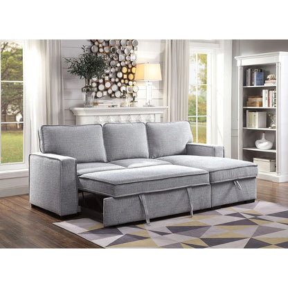 Beech wood corner sofa 220 x160 cm - DECO346