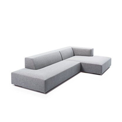 Beech wood corner sofa 220 x 160 cm - DECO351