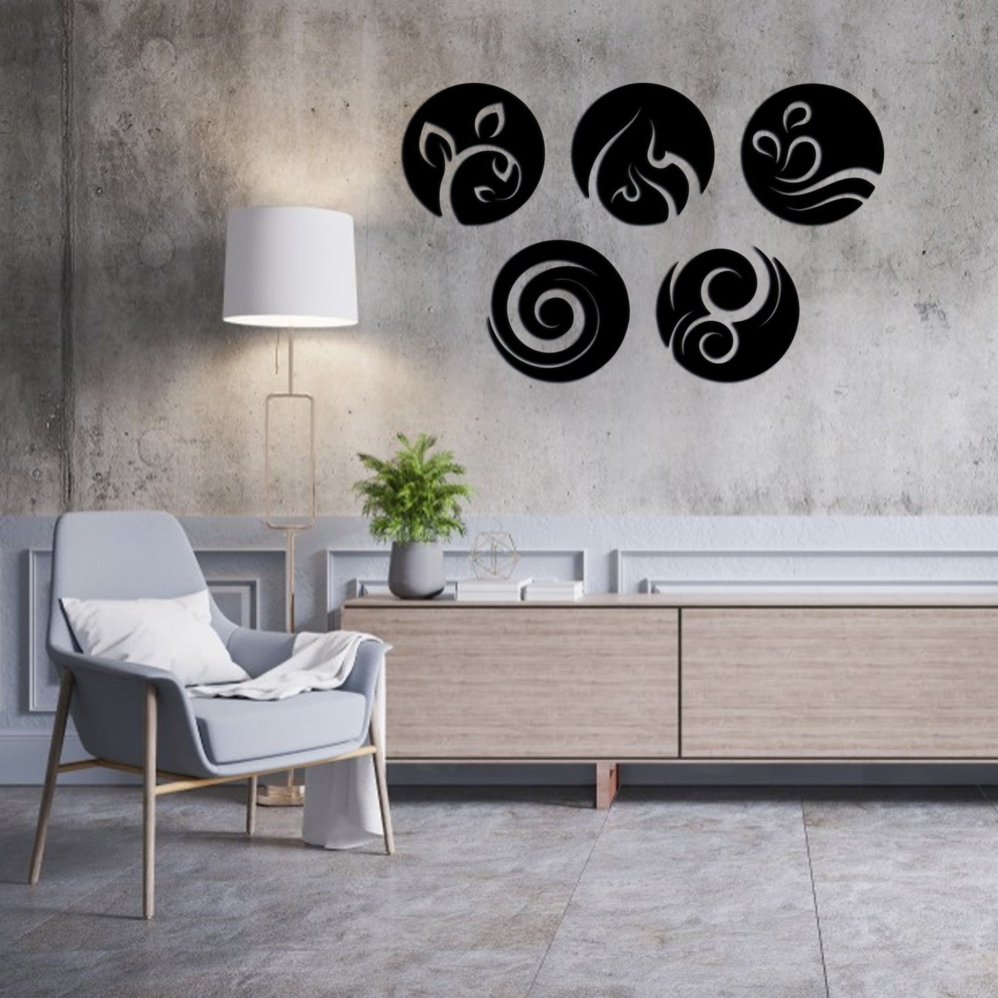 ديكور حائط - مقاسات متعددة - RNE219