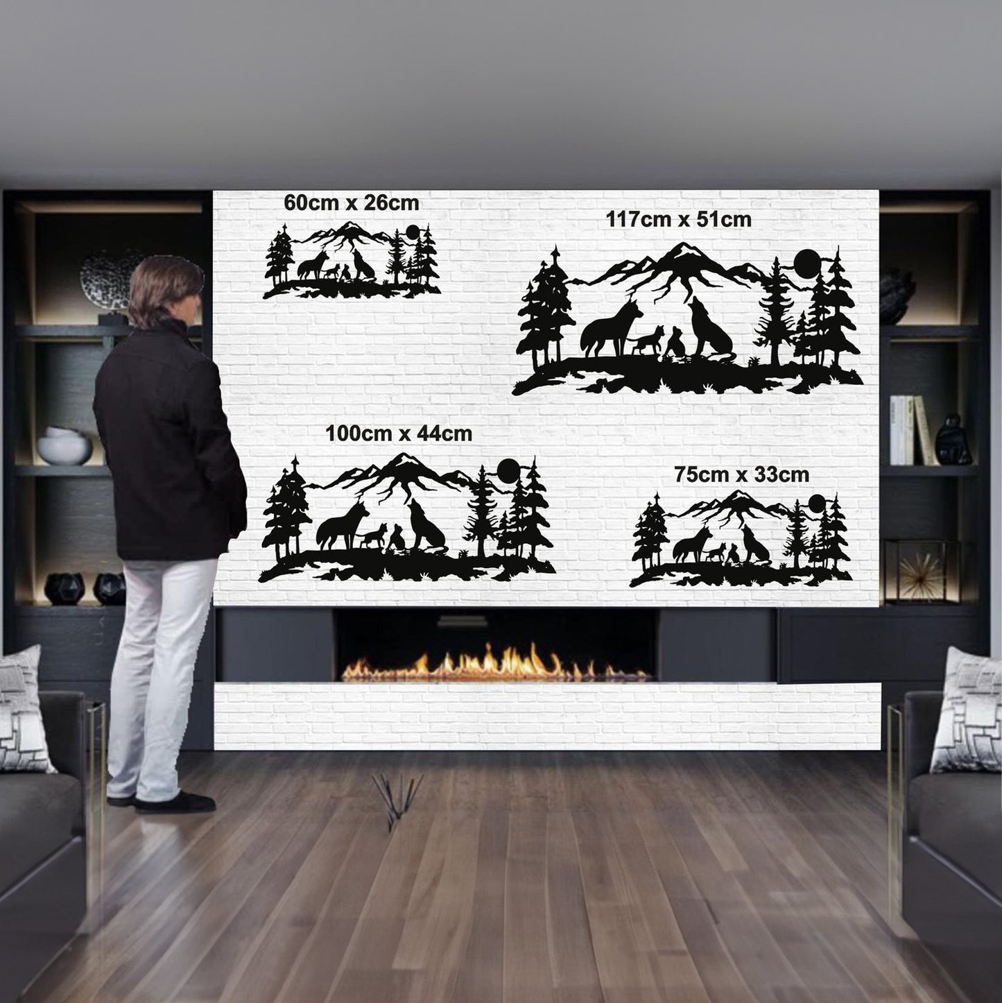 ديكور حائط - مقاسات متعددة - RNE21