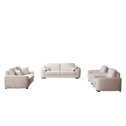 Beech wood sofa set - 4 pieces - JOC1