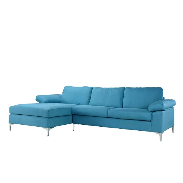 Beech wood corner sofa 240 x 170 cm - FAK31