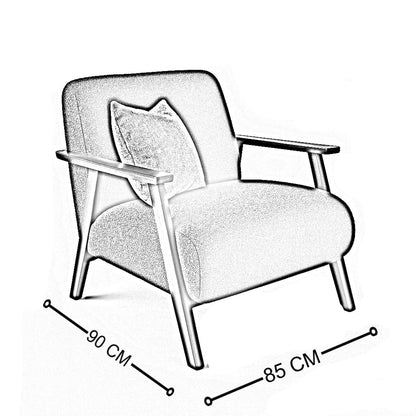 Armchair 90x85cm - LOG789