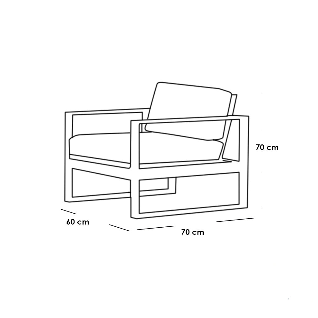 Outdoor set - 5 pieces - FOD52