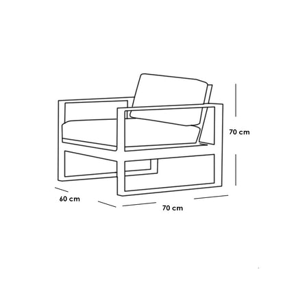 Outdoor set - 5 pieces - FOD52