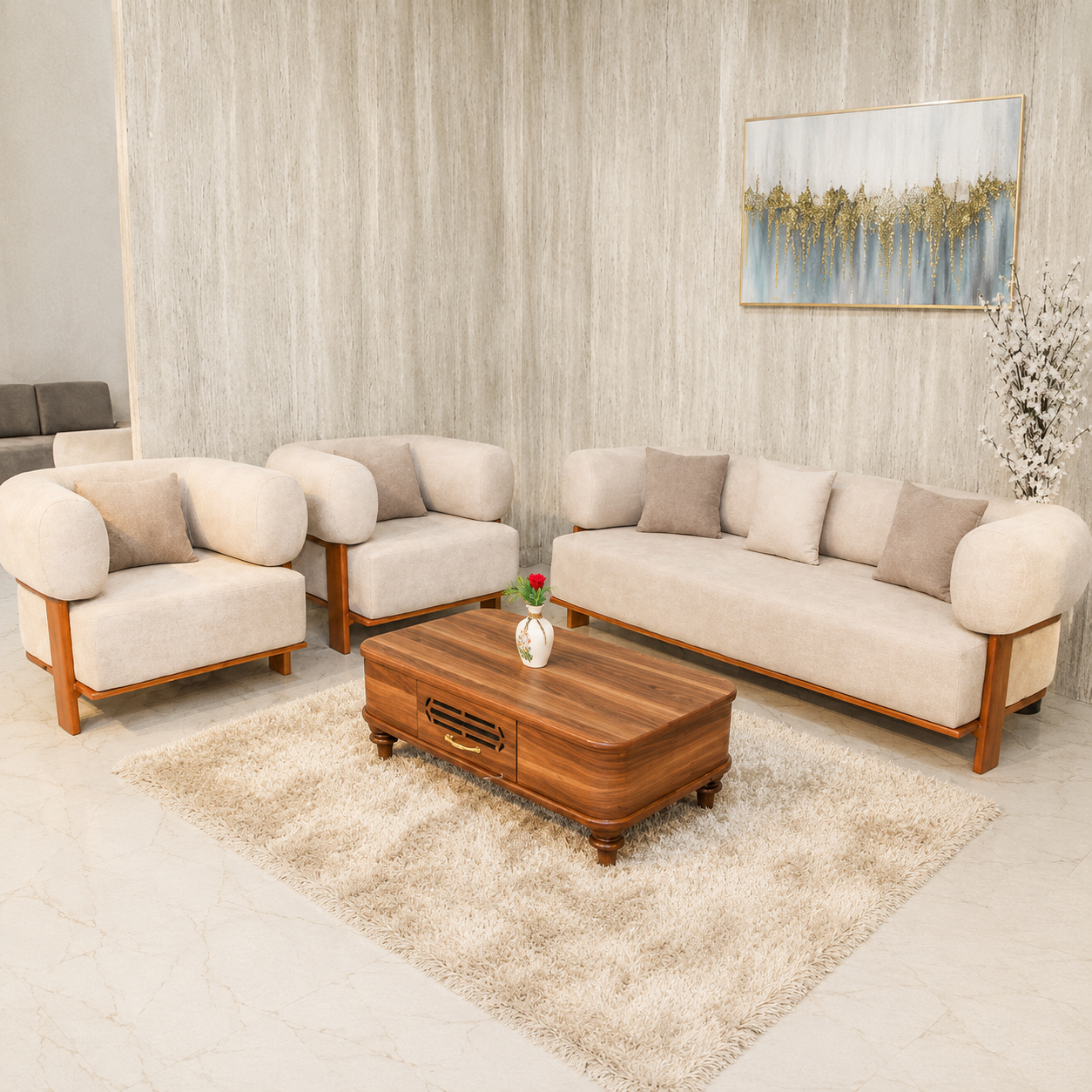 طقم أنتريه - 4 قطع - NRA1