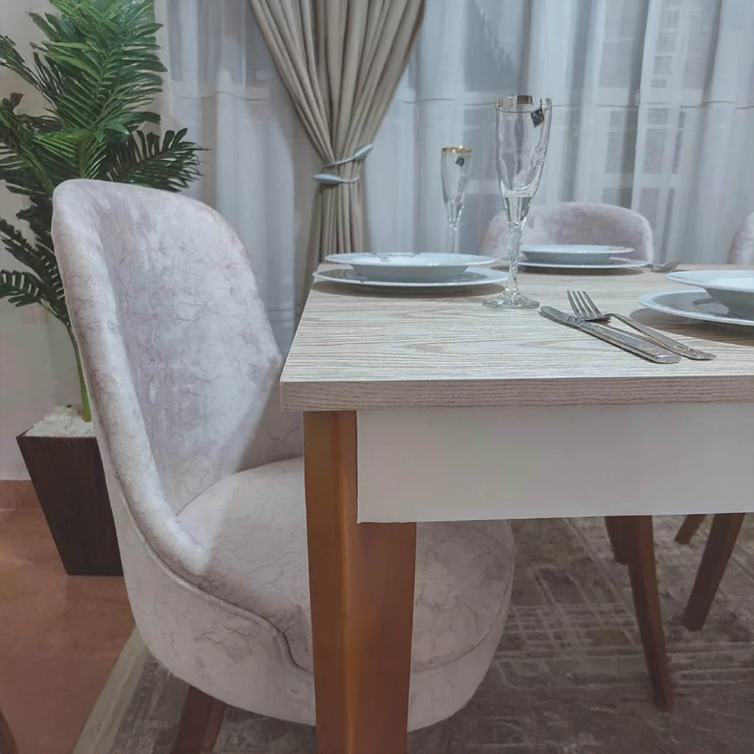 ترابيزة سفرة مع 6كراسي - MES171